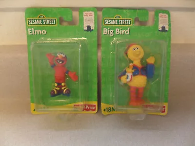 Sesame Street Figure Fisher-Price Collectible 2001  Elmo - Big Bird • $14.99