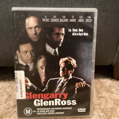 Glengarry Glen Ross (DVD 1992) Region 4 • $7.50