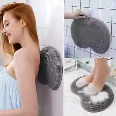 Shower Foot Back Scrubber Massage Pad Body Bath Soft Brush Mat Cleaning Bathroom • $19.95