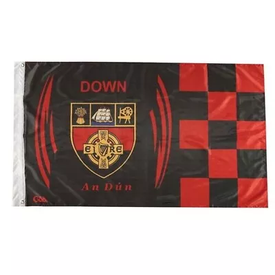 £8.99 • Buy 5ft X 3ft (150cm X 90cm) Official GAA County Down Northern Ireland Material Flag