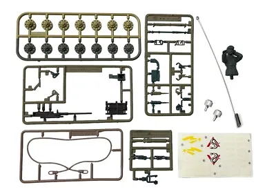 Henglong 1/24 2.4G RC Tank 3808 Japan T-90 Battle Panzer Infantry Accessory Part • $19.92