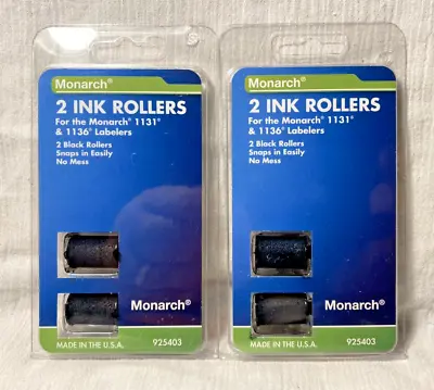Monarch 925403 Black Ink Rollers For 1131 And 1136 Price Markers • $19.40