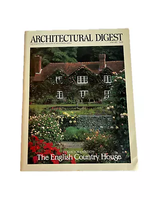 Vintage 1985 - Architectural Digest Magazine - June Collectors Edition • $13