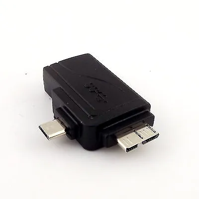 Micro USB 3.0 2.0 Male To USB 3.0 Female OTG Host Adapter For Samsung Note 3 S5 • $2.99
