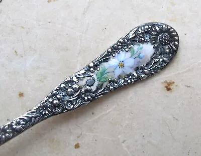 Dominick & Haff No. 10 Sterling Demitasse Spoon 1895  No Mono ☛ ENAMELED ☚ • $69.99