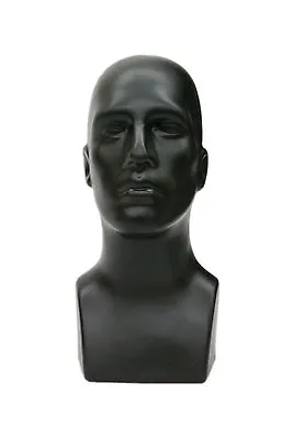 2PCS Male Abstract Mannequin Head Light Weight Style Display #PS-M-BK X2 • $51