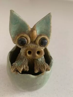 Yare Dragon Pottery Baby Dragon In An Egg Rare • £45