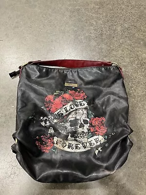 Ed Hardy By Christian Audigier/TRUE LOVE FOREVER Leather Handbag • $30