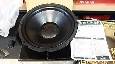 MTX BG124 Black Gold Rare Old School SQ 12  Subwoofer Made In USA 1 Of 2 • $88.07