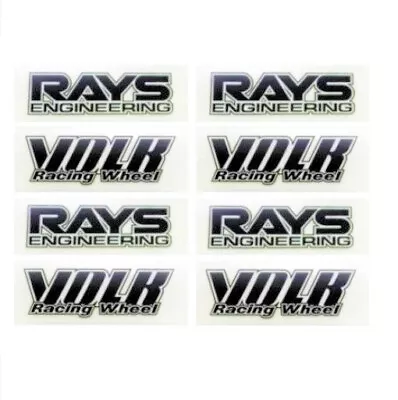 4x Volk Rays Genuine Repair Disk Sticker Decals For TE37 Black No.15 From Japan • $56