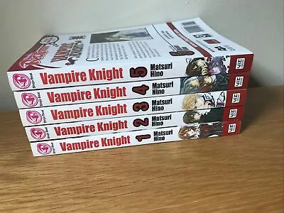 Vampire Knight Matsuri Hino Manga Books 1 To 5 - VGC - Viz Media • £15.99