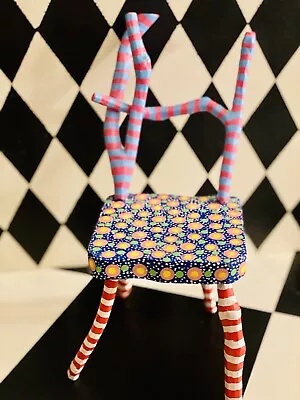 Oaxacan HandCarved Martin Melchor Signed MexicanFolk Art Doll Chair • $100