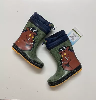 £8.79 • Buy The Gruffalo Infant Boy Cuff Wellington Boots Wellies Size 9