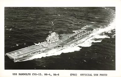 Photo USS Randolph CVS-15 MR-4 MA-6 Prime Recovery Ship Official US Navy • $8.49