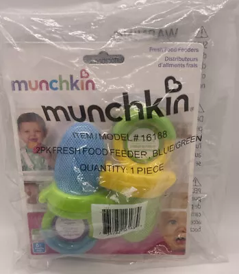 Munchkin Fresh Food Feeder 2 Pack Blue/Green • $9.99