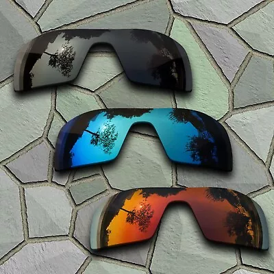 $21.99 • Buy Sky Blue&Grey Black&Red Orange Polarized Lenses Replacement For-Oakley Oil Rig