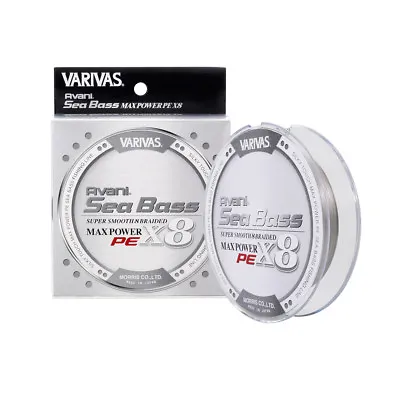 * VARIVAS Avani Seabass PE Max Pawer X8 150m #Stealth Gray • $34.90