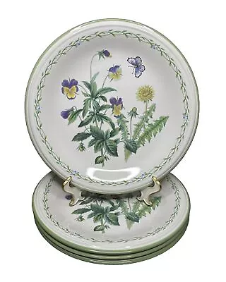 Set Of 4 Studio Nova Garden Bloom By Mikasa Stoneware Dinner Plates 10-3/4” • $49.99