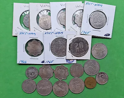 Lot Of 20 Different Vietnam Coins 1964-2003 Vintage World Foreign !! • $7.50