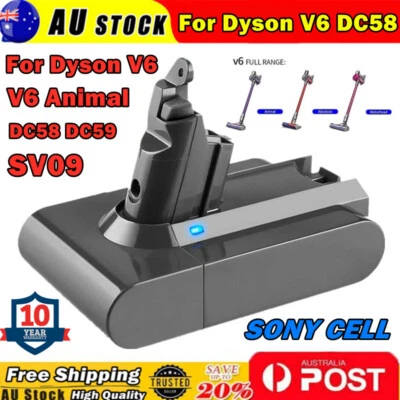 $29.99 • Buy Battery For Dyson V6 DC58 V6 Animal DC59 DC61 DC62 SV06 967810-02 Slim Sony Cell