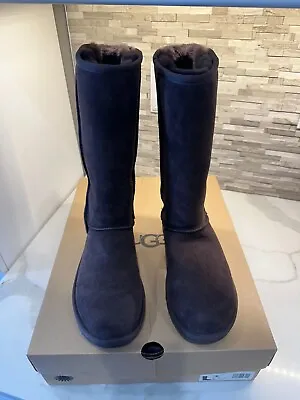 UGG Classic Tall Ll Boot Chocolate Size 8 With Box • $100