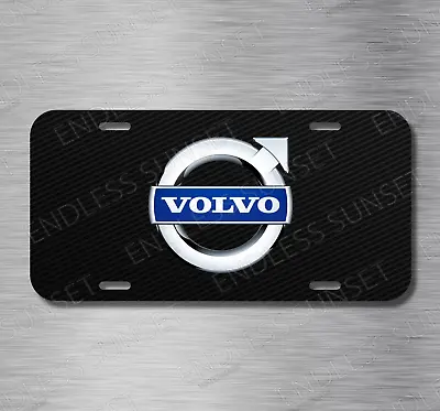 Semi Construction Car Volvo Tractor Trailer License Plate Front Auto Tag • $16.99