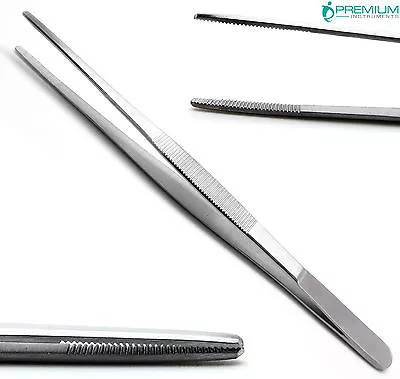 Dressing Tweezer 8  Tissue Thumb Forceps 2.6cm Serrated Tip Surgical Tools • $8.99