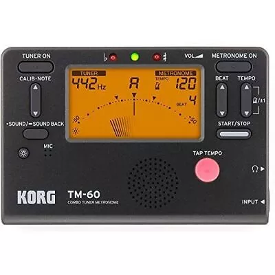 KORG Tuner Metronome Can Be Used Simultaneously  BK Compact Portable & Gift • $86.27