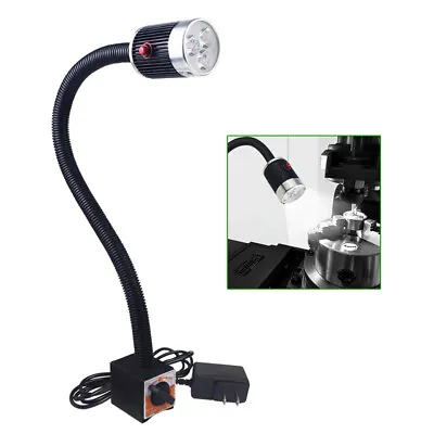 Flexible Gooseneck LED Work Light Lathe Milling CNC Machine Lamps Magnetic Base • $26.60