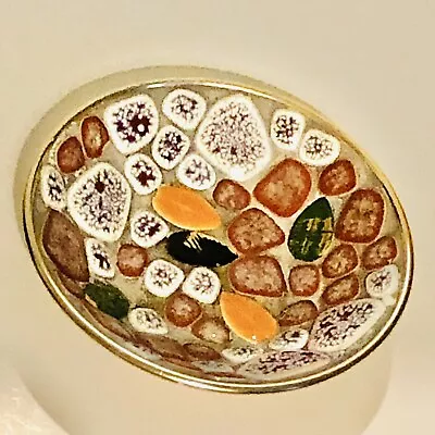 Vintage Art Mosaic Stone Tile Trinket DIsh Ashtray MCM Japan 5” • $9.99