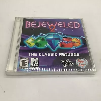 Bejeweled Deluxe 2 Mumbo Jumbo Games 2004 CD-ROM PC Computer Game • $7.85