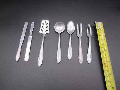 Vintage Miniature Flatware Set Marked Germany - Knife Forks Spoons • $19.99