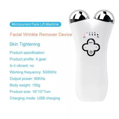 Face Lifting Machine Skin Tightening Microcurrent Massager Anti-aging Device New • $47.49