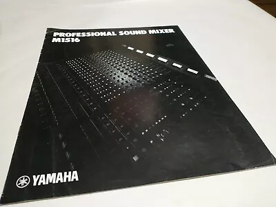 £12.95 • Buy Yamaha M-1516 Mixing Desk Console Brochure Diagrams Sale Catalogue F21 #10 