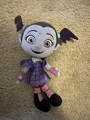 Disney Junior Vampirina Plush Doll Purple Rocker Vampire 9 Inch Stuffed Purple • $6