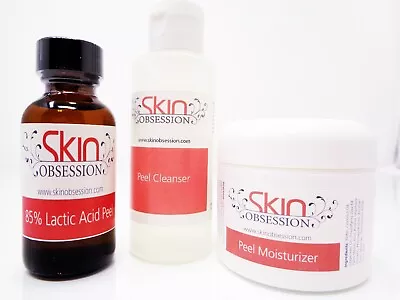 85% Lactic Acid Peel Kit ~ Reduces Fine Lines Age Spots Wrinkles & Scarring • $30.99