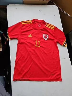 Adidas Wales Football Shirt Gareth Bale Large Excellent Condition • £10.50