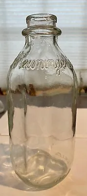 Antique BREUNINGERS DAIRY Milk Bottle  PHILIDELPHIA PA Quart Cow • $10