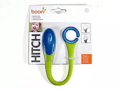 Pacifier Kid Baby Clip Hitch Teal/Blue Plastic Toddler Boon 10.4 L Sealed • $13.25