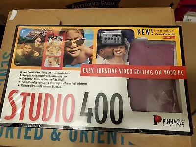 Pinnacle Studio 400 Video Editor NIB SEALED  • $25