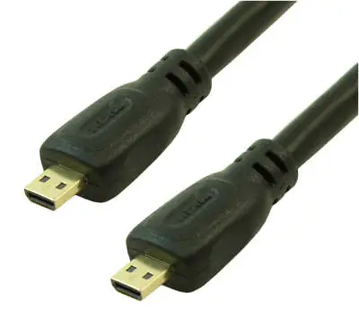 1.5ft MICRO-HDMI To MICRO-HDMI W/Ethernet Male To Male Cable (32AWG) • $2.50