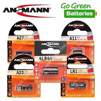 Ansmann LR1 4LR44 A11 A23 A27 A29 LR41 LR54 Special Alkaline Battery 1.5v 6v 12v • £3.19