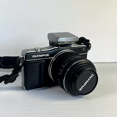 Olympus PEN Mini E-PM2 Digital Camera W/ 14-42mm Lens Black • $349.97