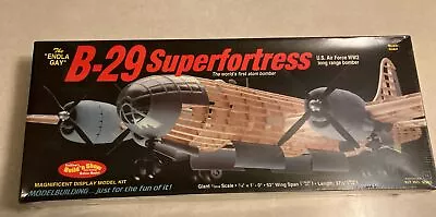 Guillows B-29 Superfortress Enola Gay Balsa Model Kit 2005 WWII Bomber SEALED • $439