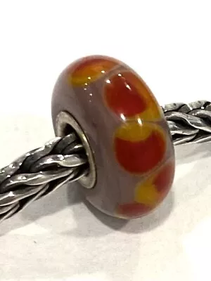 Authentic Trollbeads Ooak Murano Glass Unique Bead Charm (#91) 12mm Diameter New • $34.99