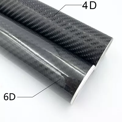 3D Waterproof Carbon Fiber Vinyl Car Wrap Sheet Roll Film Sticker Decal Paper • $9.99