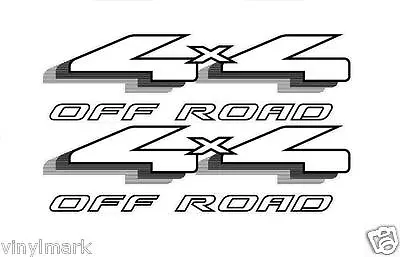 Vinylmark 4x4 Off Road Decals Fits 1998-2007 Ford Ranger Truck VF243 4WD - Black • $10.99