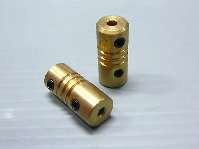 2X PCS JOINT COUPLER 2.3 Mm - 2.3 Mm BRASS EP ELECTRIC RC BOAT ESC MOTOR COLLET • $12.99
