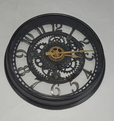 Sterling & Noble Gears Steampunk Look Wall Clock No.9 • $24.99