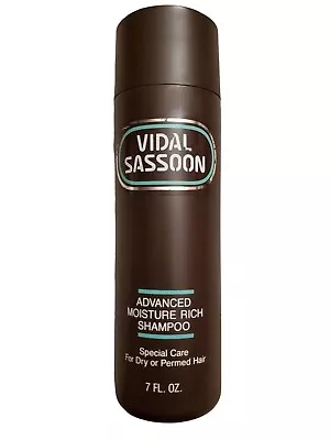 Vidal Sassoon Advanced Moisture Rich Shampoo Vintage 80s Dry Permed Hair 7 Floz. • $79.99